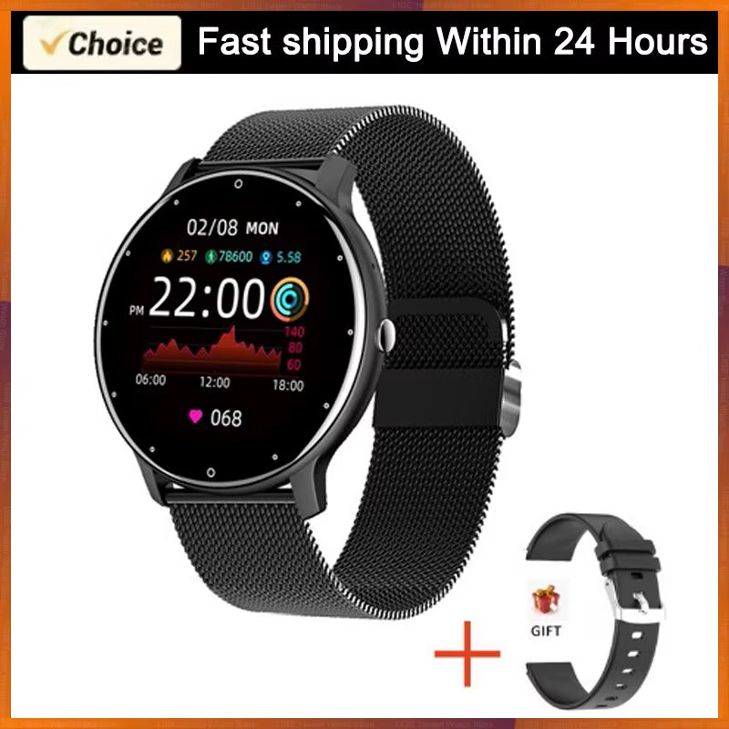 LIGE 2026 Smartwatch für Damen und Herren - Fitnessuhr mit Herzfrequenzmesser, wasserdicht, kompatibel mit Android und iOS, das perfekte Geschenk für aktive Lifestyle!