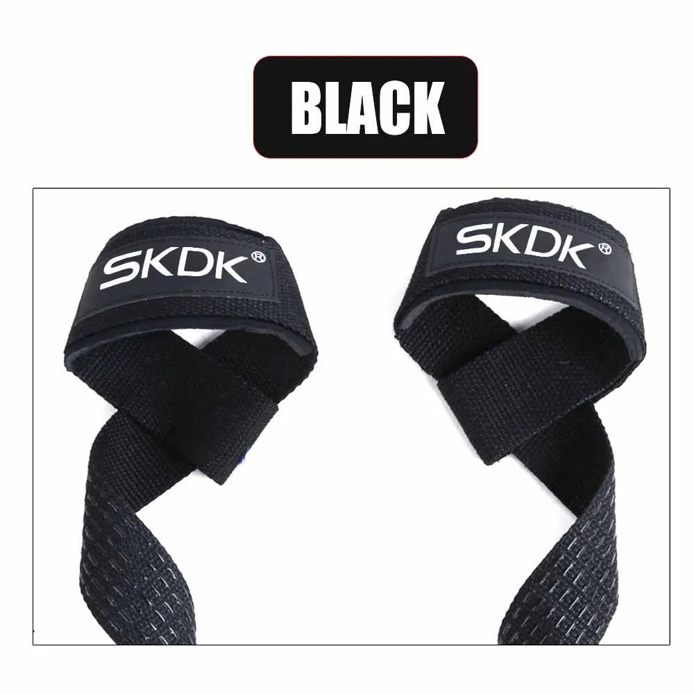Muñequeras De Levantamiento De Pesas Para Entrenamiento De Fuerza, Correa Antideslizante Ajustable Para Gimnasio, Soporte De Muñeca, Banda De Agarre Deportiva, 2 Uds.