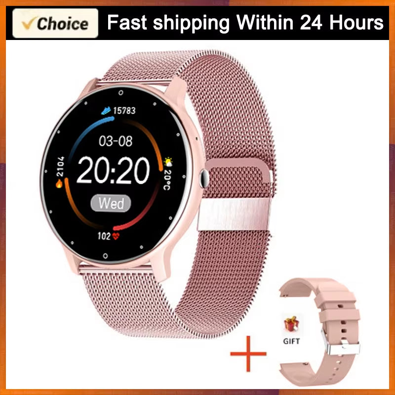 LIGE 2026 Smartwatch für Damen und Herren - Fitnessuhr mit Herzfrequenzmesser, wasserdicht, kompatibel mit Android und iOS, das perfekte Geschenk für aktive Lifestyle!