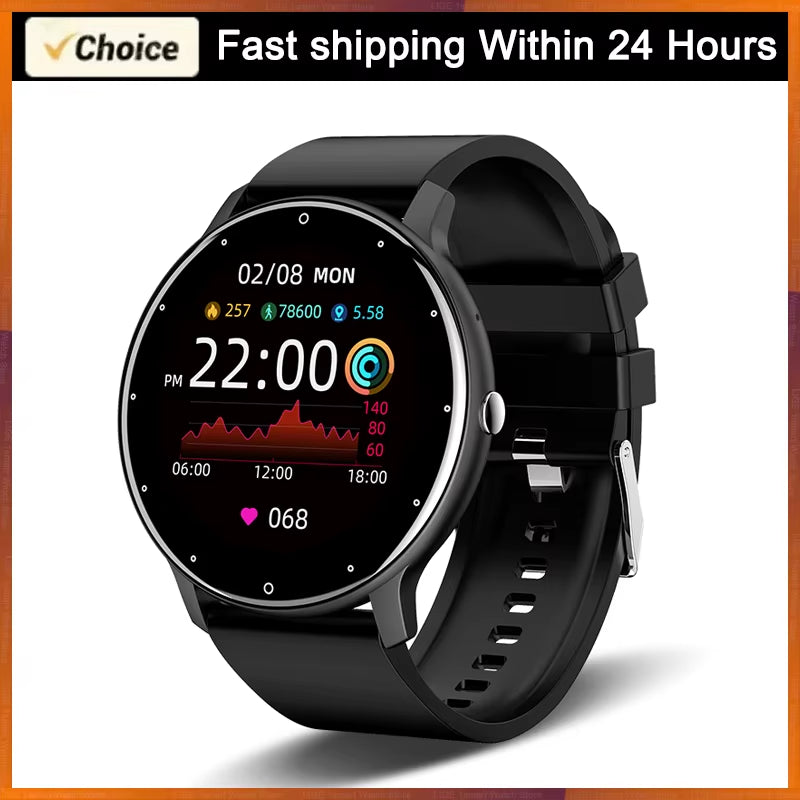 LIGE 2026 Smartwatch für Damen und Herren - Fitnessuhr mit Herzfrequenzmesser, wasserdicht, kompatibel mit Android und iOS, das perfekte Geschenk für aktive Lifestyle!