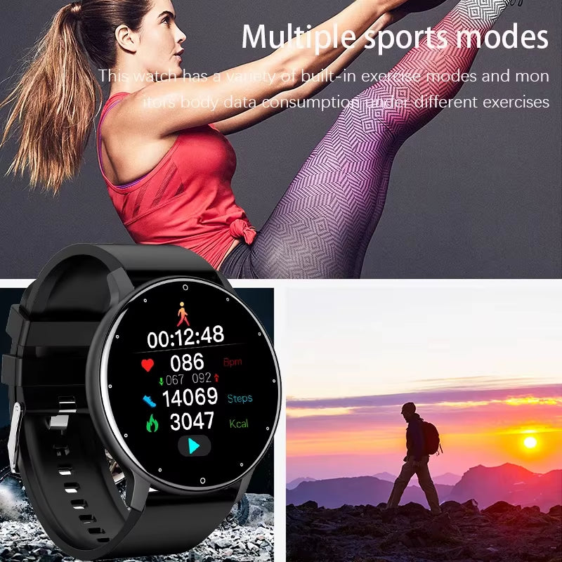 LIGE 2026 Smartwatch für Damen und Herren - Fitnessuhr mit Herzfrequenzmesser, wasserdicht, kompatibel mit Android und iOS, das perfekte Geschenk für aktive Lifestyle!