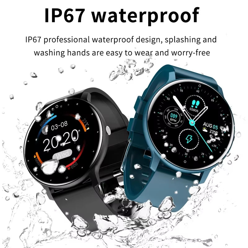 LIGE 2026 Smartwatch für Damen und Herren - Fitnessuhr mit Herzfrequenzmesser, wasserdicht, kompatibel mit Android und iOS, das perfekte Geschenk für aktive Lifestyle!