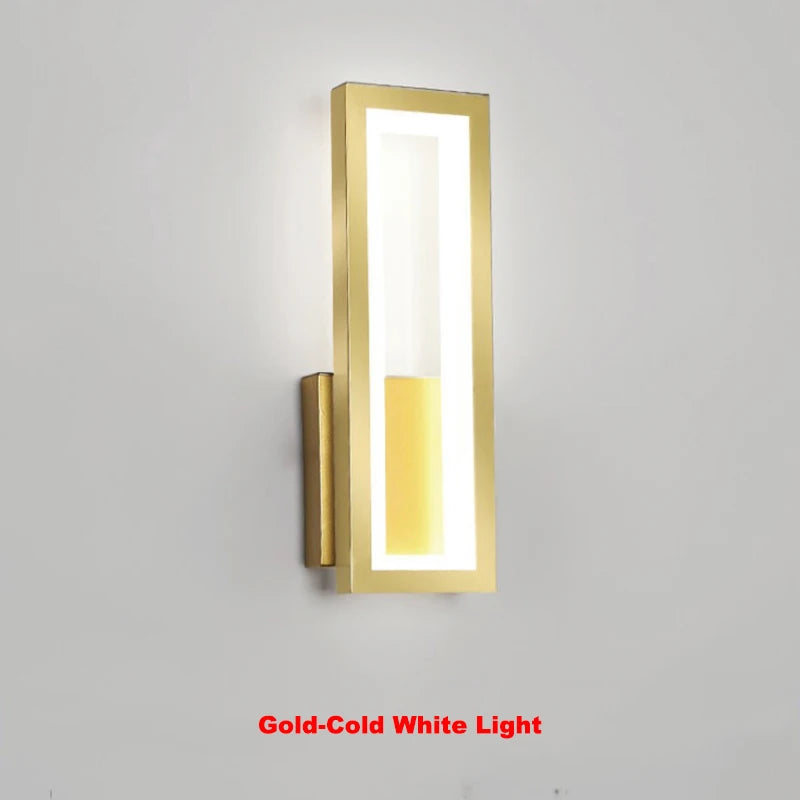 Lámparas De Pared Minimalistas Modernas, Decoración Del Hogar, Sala De Estar, Dormitorio, Mesita De Noche, 16W, Ac96V-260V, Aplique Led, Luz Blanca Y Negra, Decoración Del Pasillo