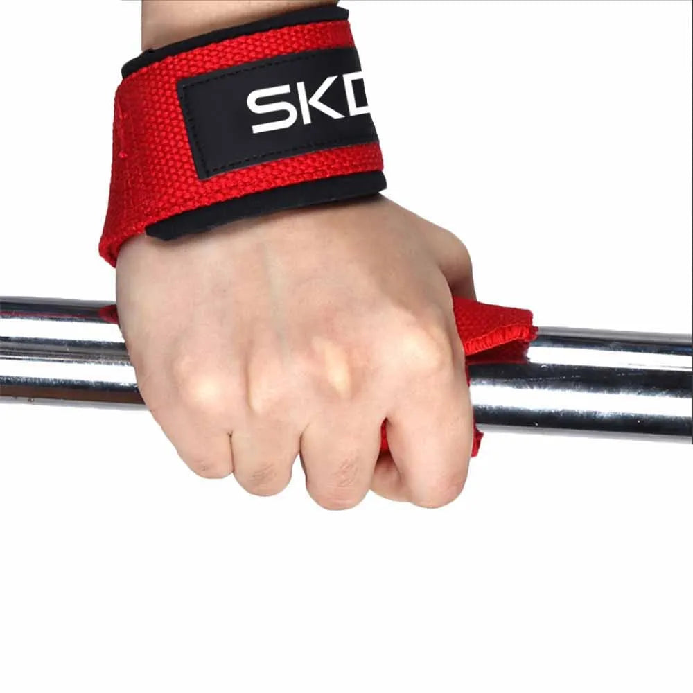 Muñequeras De Levantamiento De Pesas Para Entrenamiento De Fuerza, Correa Antideslizante Ajustable Para Gimnasio, Soporte De Muñeca, Banda De Agarre Deportiva, 2 Uds.
