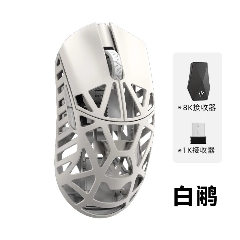 Wlmouse Beast X Max Wireless Mouse PAW3950HS Sensor Magnesium Alloy 8K FPS Gaming Mouse Lightweight Gaming Accessories Customize