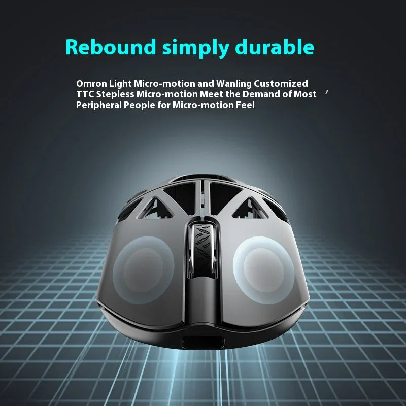 Wlmouse Beast X Max Wireless Mouse PAW3950HS Sensor Magnesium Alloy 8K FPS Gaming Mouse Lightweight Gaming Accessories Customize