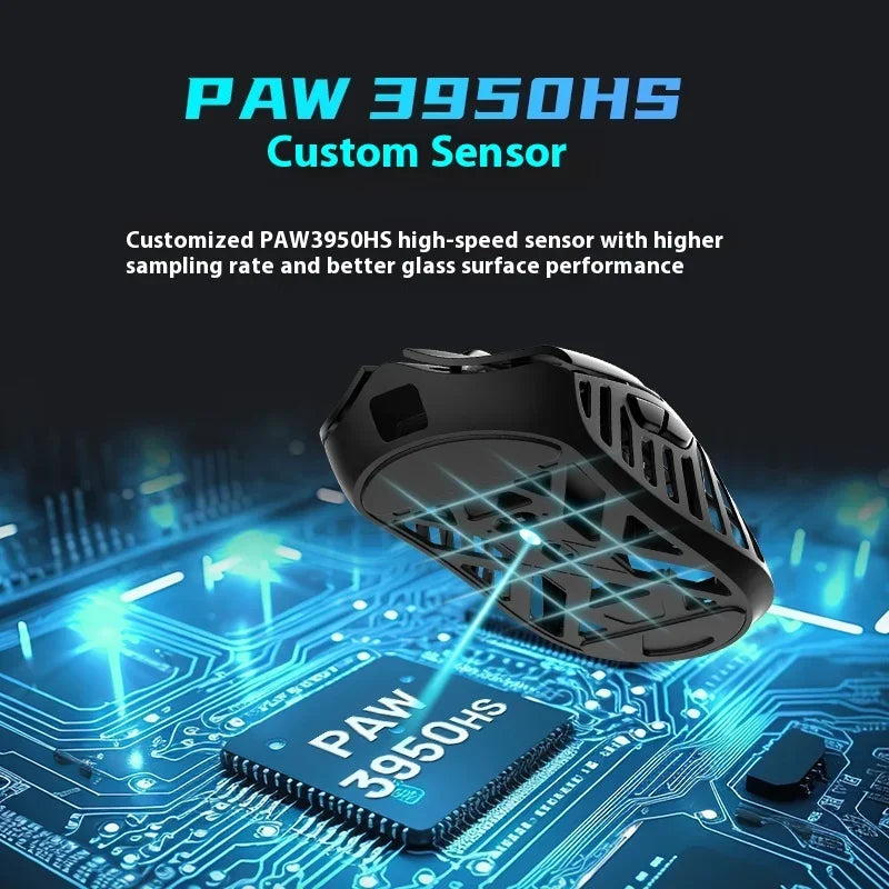 Wlmouse Beast X Max Wireless Mouse PAW3950HS Sensor Magnesium Alloy 8K FPS Gaming Mouse Lightweight Gaming Accessories Customize